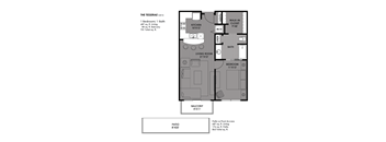 The Tesserae Floor Plan  at The Mosaic on Broadway, San Antonio