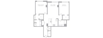 2 Bed/2 Bath-B10 Hudson House East