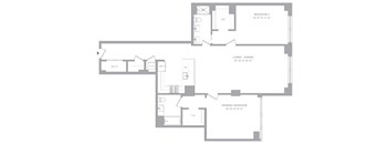 2 Bed/2 Bath-B1 Hudson House East