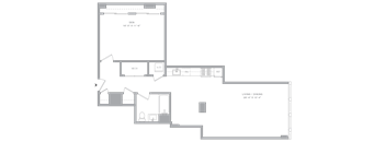 Studio+1Flex/1 Bath-S2B