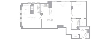 2 Bed/2 Bath-B4 Hudson House East