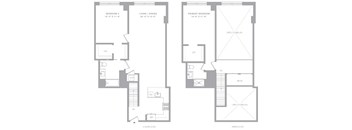 2 Bed/2 Bath Duplex-D10 Hudson House East