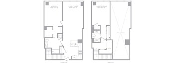 2 Bed/2 Bath Duplex-D12 Hudson House East