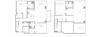 3 Bed/3.5 Bath Duplex-D13 Hudson House East