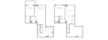 2 Bed/2 Bath Duplex-D16 Hudson House East