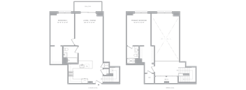 2 Bed/2 Bath Duplex-B1D