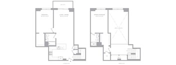 2 Bed/2 Bath Duplex-D2 Hudson House East
