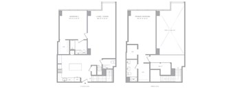 2 Bed/2.5 Bath Duplex-D6 Hudson House East
