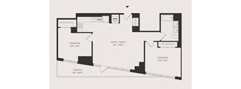 2 Bed/1 Bath-B6