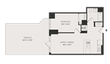 Studio apartment at Eighty Nine Dekalb Apartments in Brooklyn