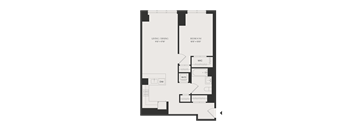 1 Bed/1 Bath-A20