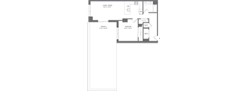 1 Bed+Terr/1 Bath_A10
