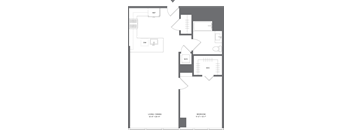 1 Bed/1 Bath_A1