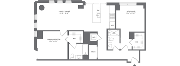 2 Bed/2 Bath_B1