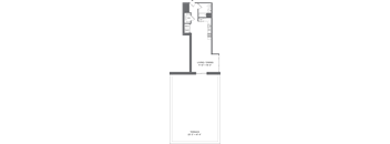 Studio+1Terr/1 Bath_S3