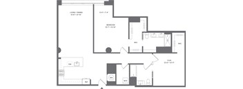 1 Bed+1Flex/2 Bath_A10D