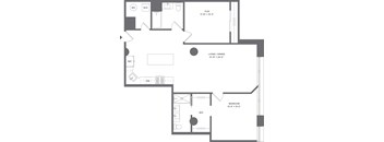1 Bed+1Flex/2 Bath_A4D