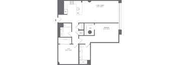 1 Bed+1Flex/2 Bath_A6D