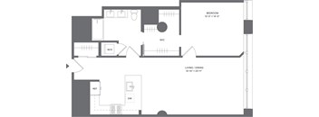1 Bed/1 Bath_A8