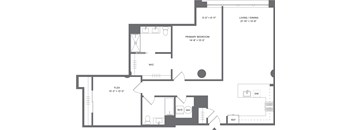 1 Bed+1Flex/2 Bath_A8D