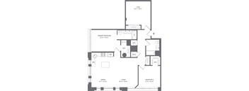 2 Bed+1Flex/2 Bath_B1D