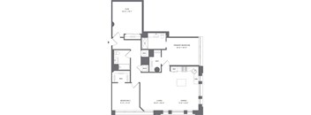 2 Bed+1Flex/2 Bath_B3D