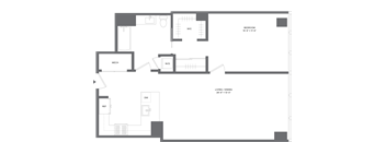 1 Bed/1 Bath-A1D