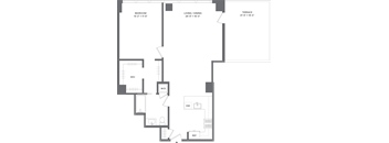 1 Bed/1 Bath-A1F