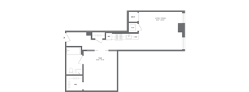 Studio+1Flex/1 Bath-S2A