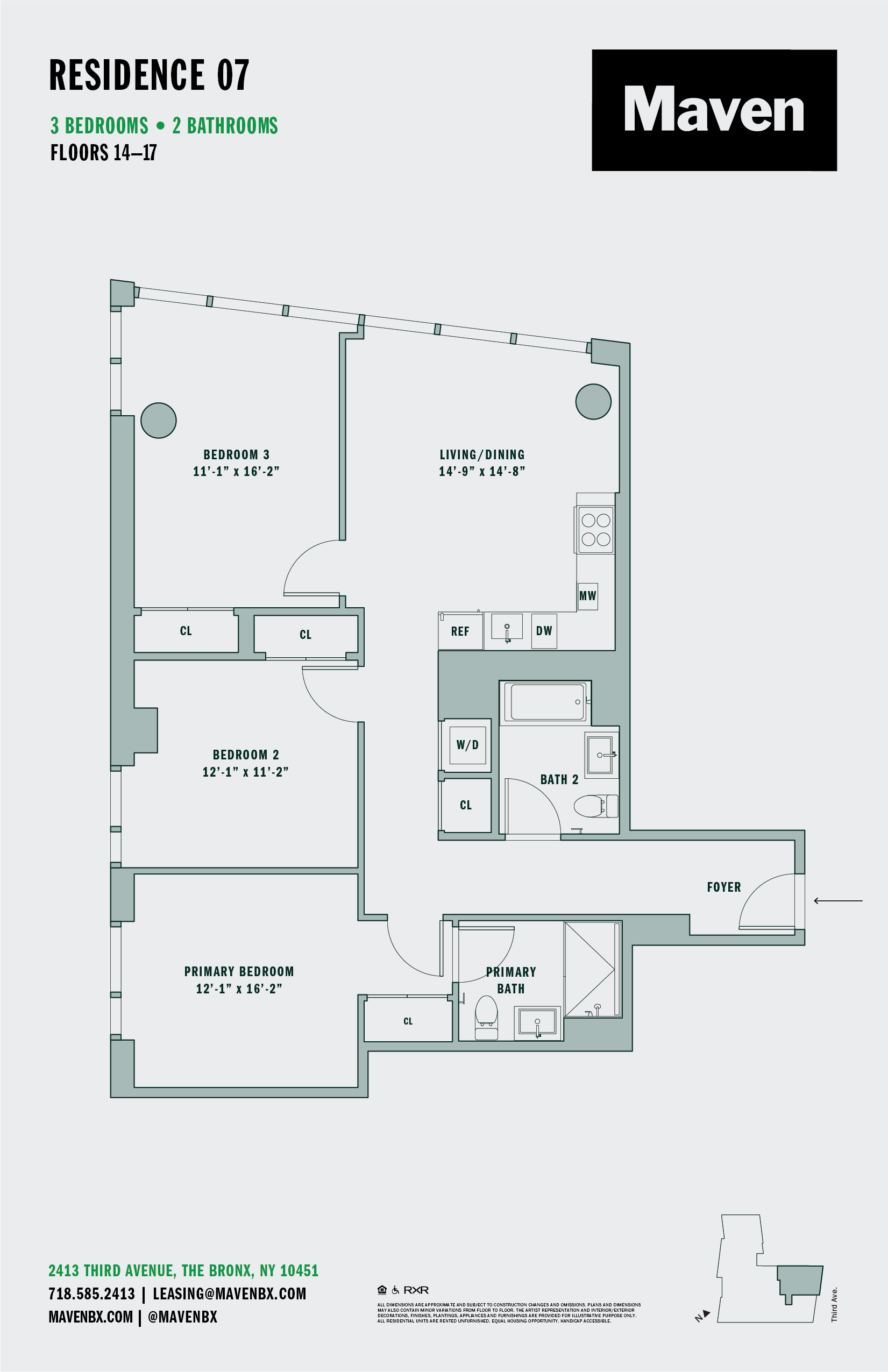 3 Bed/2 Bath-C2