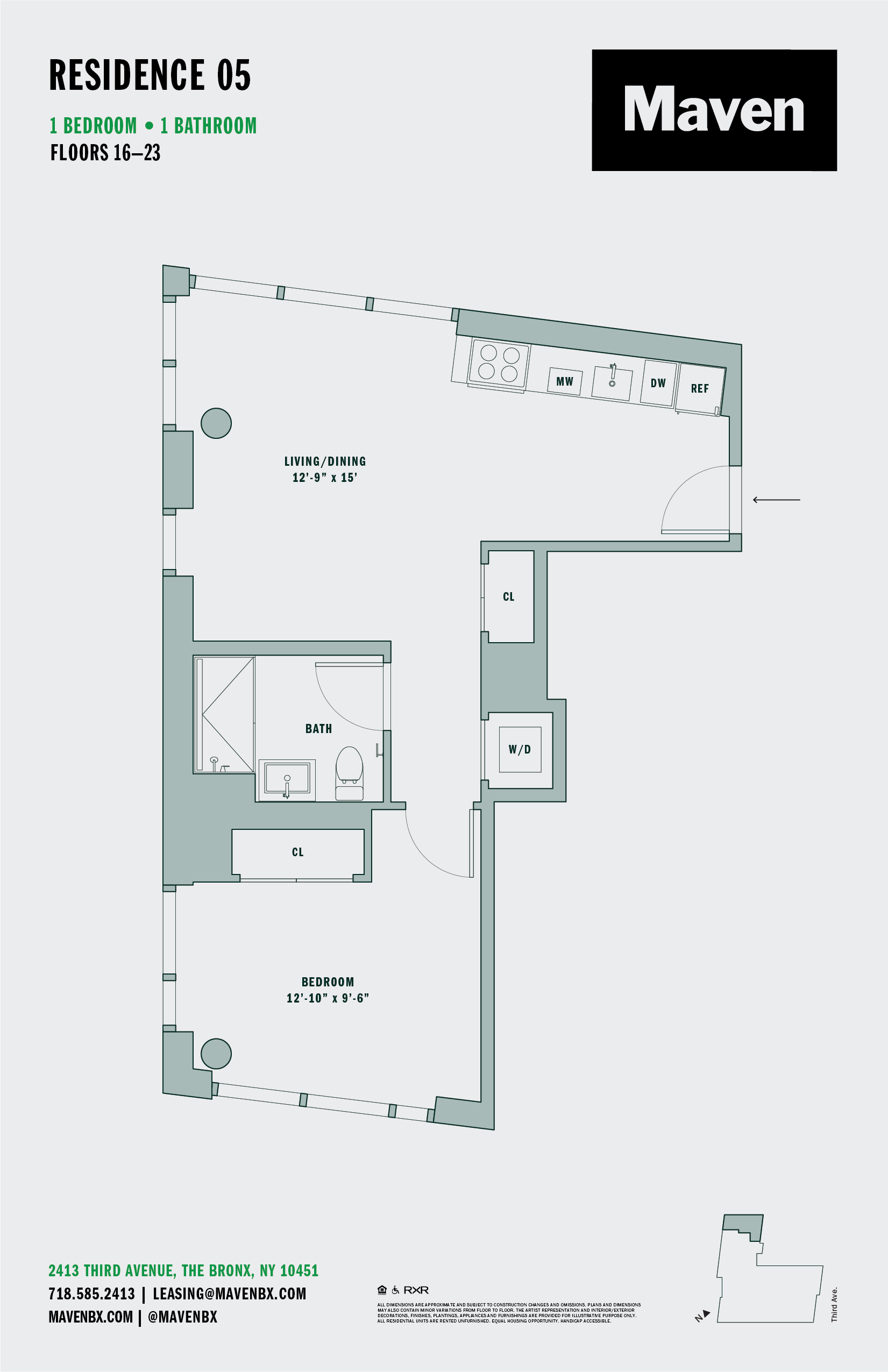 1 Bed/1 Bath-A13