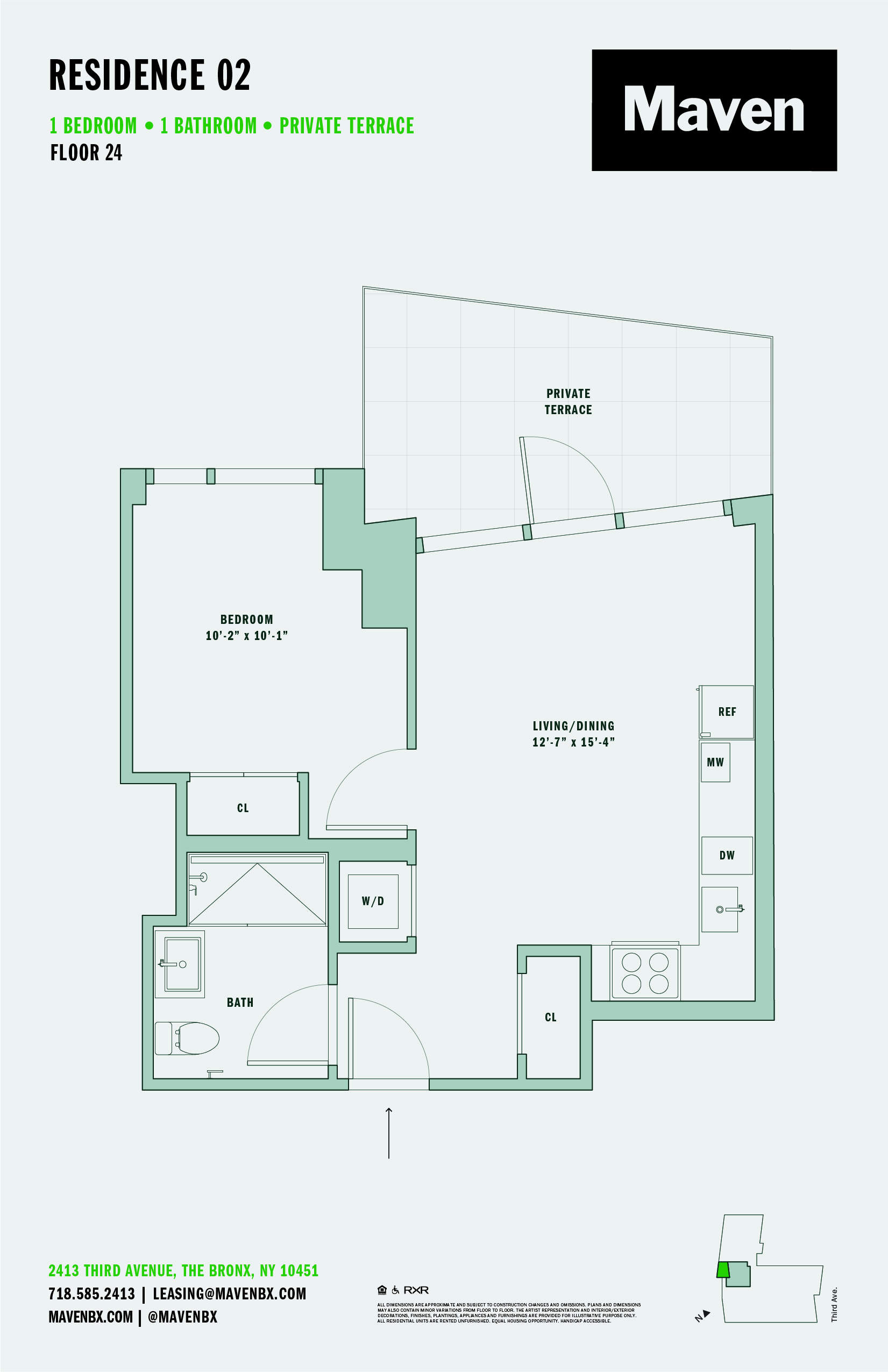 1 Bed/1 Bath-A6