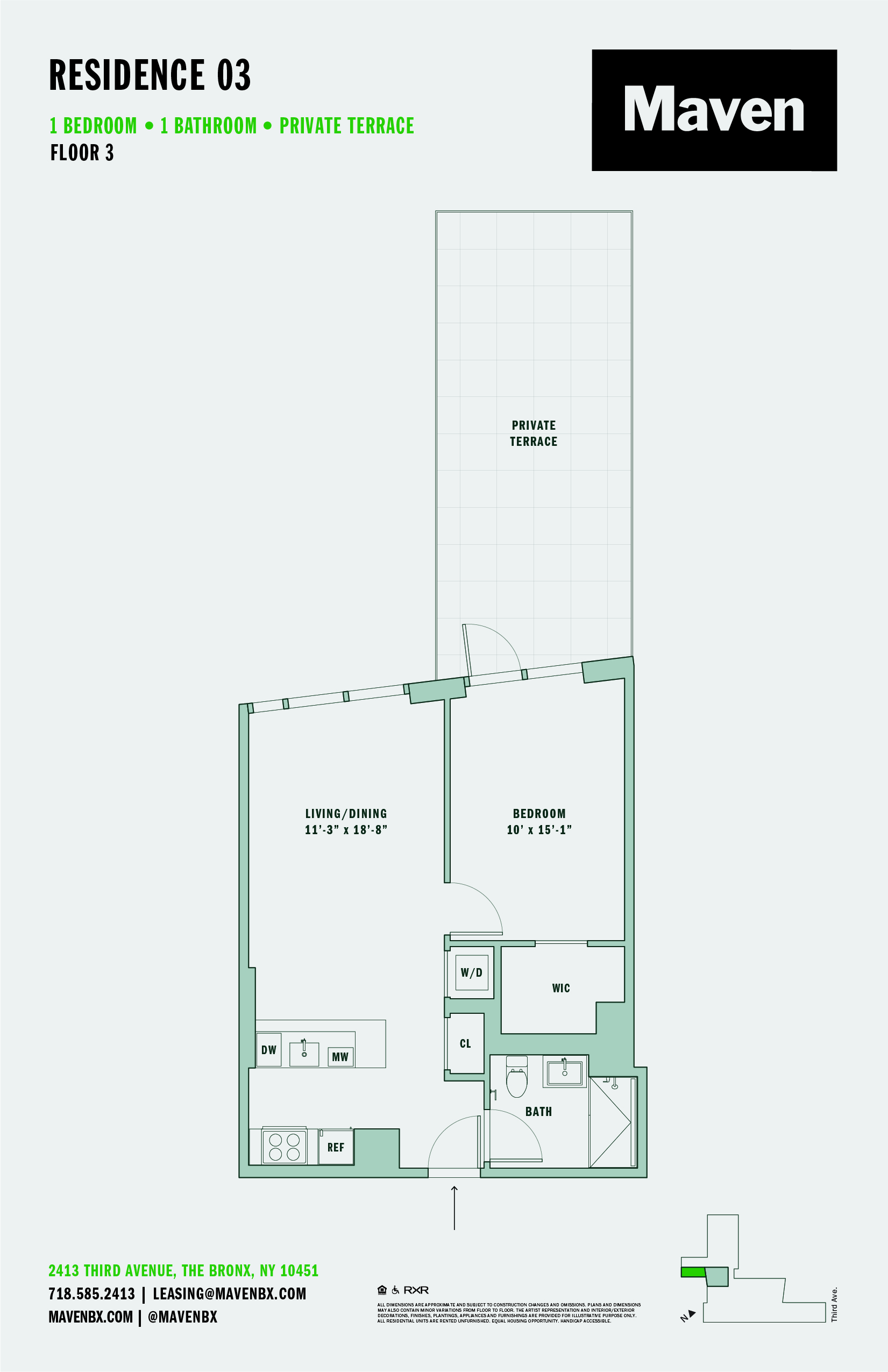 1 Bed/1 Bath-A7