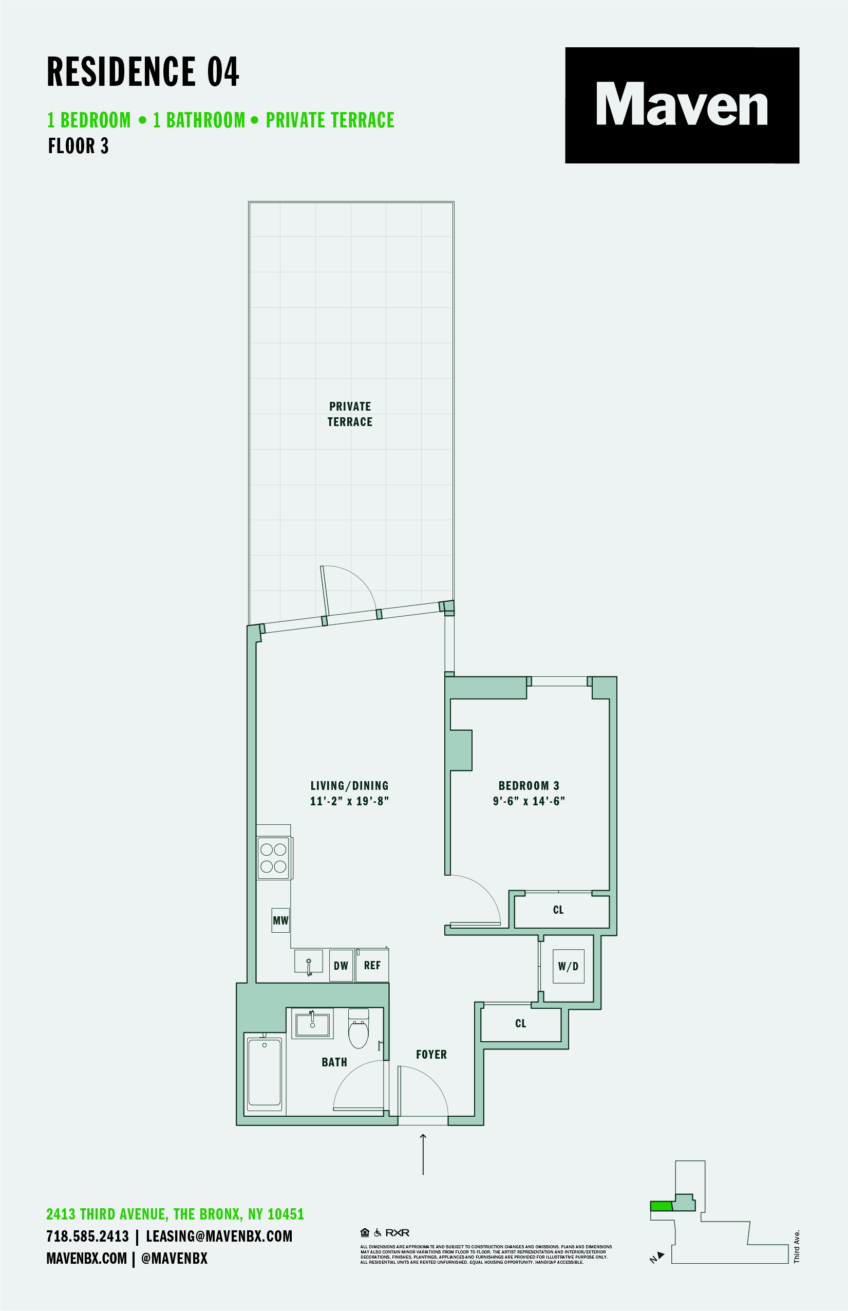1 Bed/1 Bath-A8