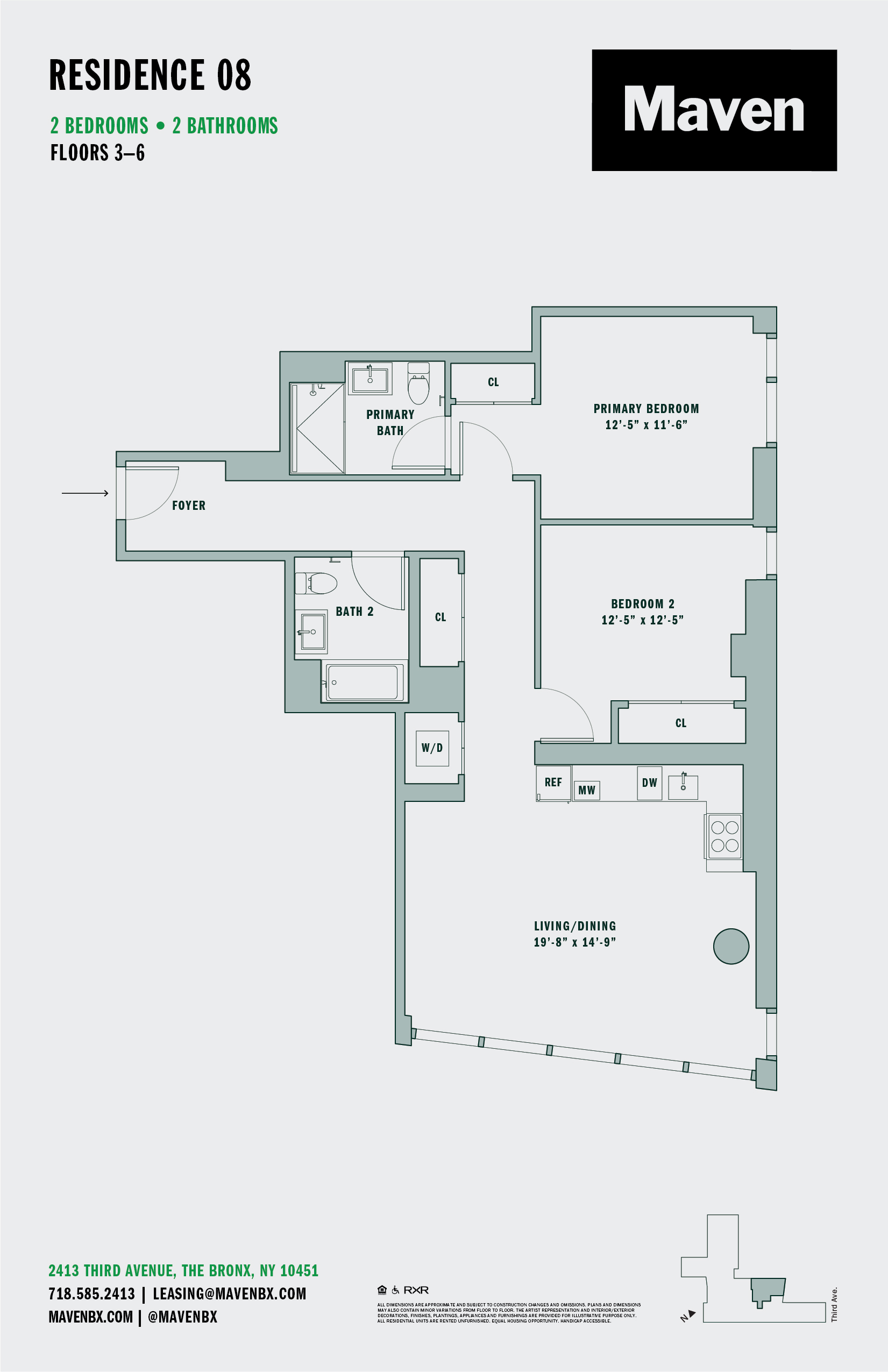 2 Bed/2 Bath-B5