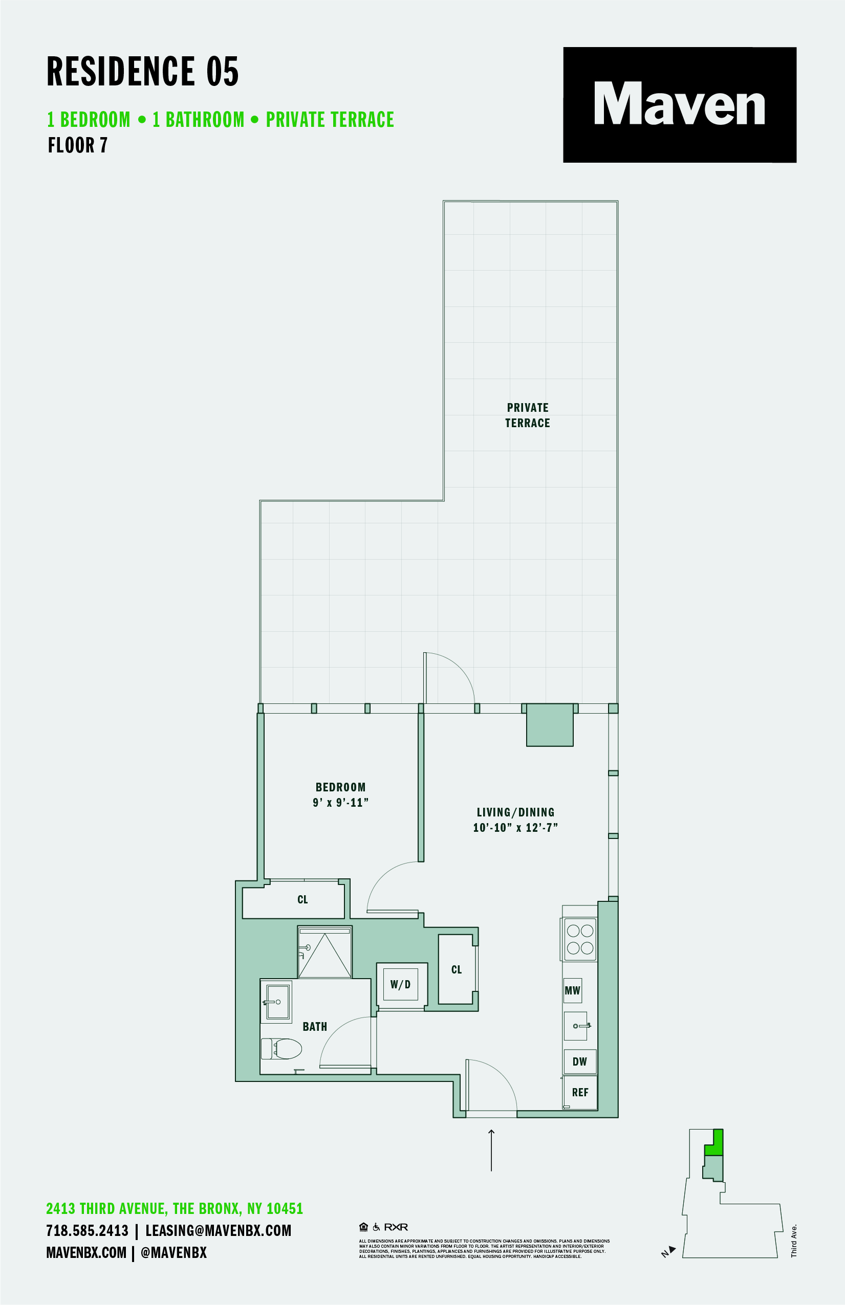 1 Bed/1 Bath-A12