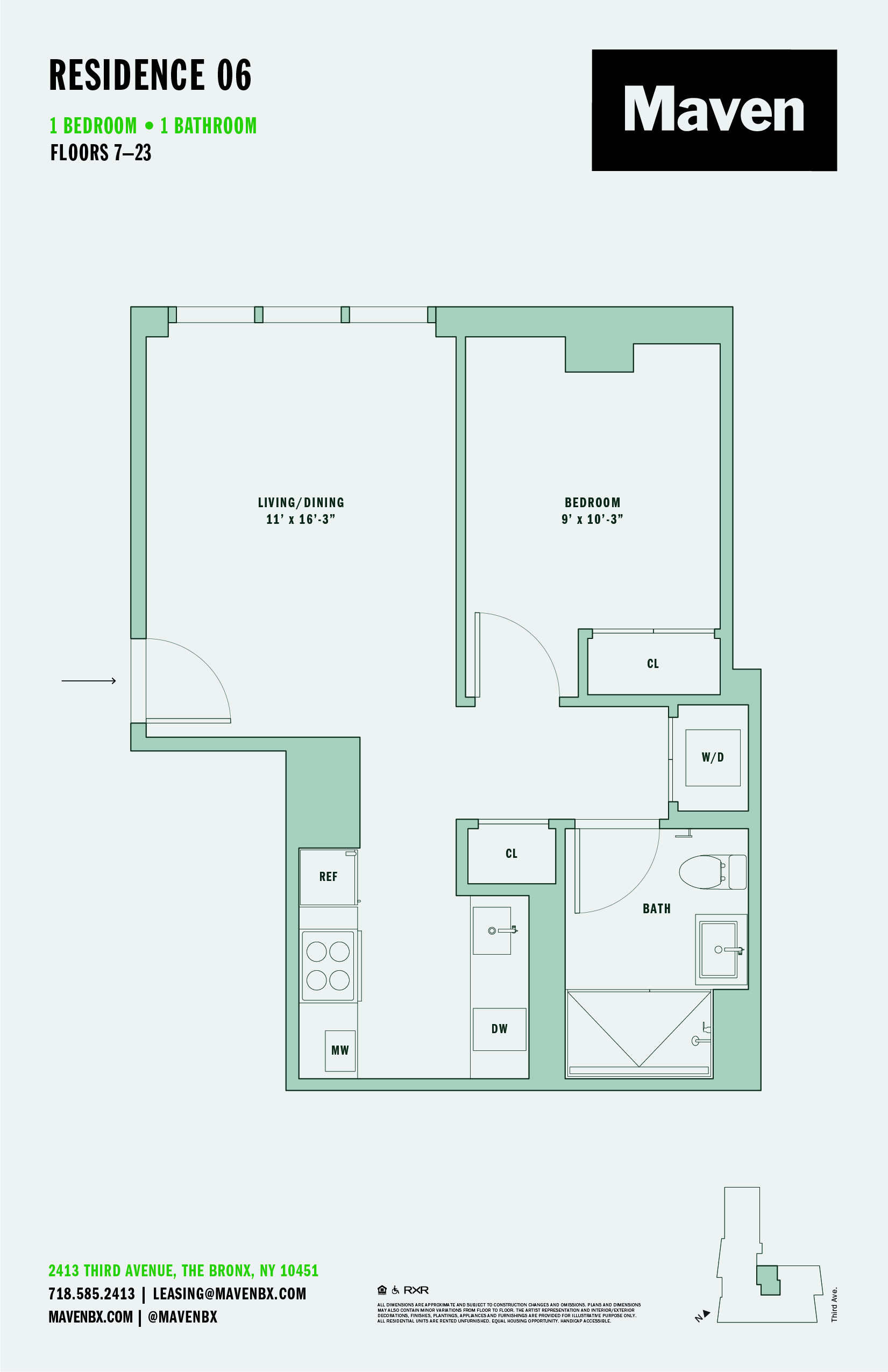2 Bed/1 Bath-B6