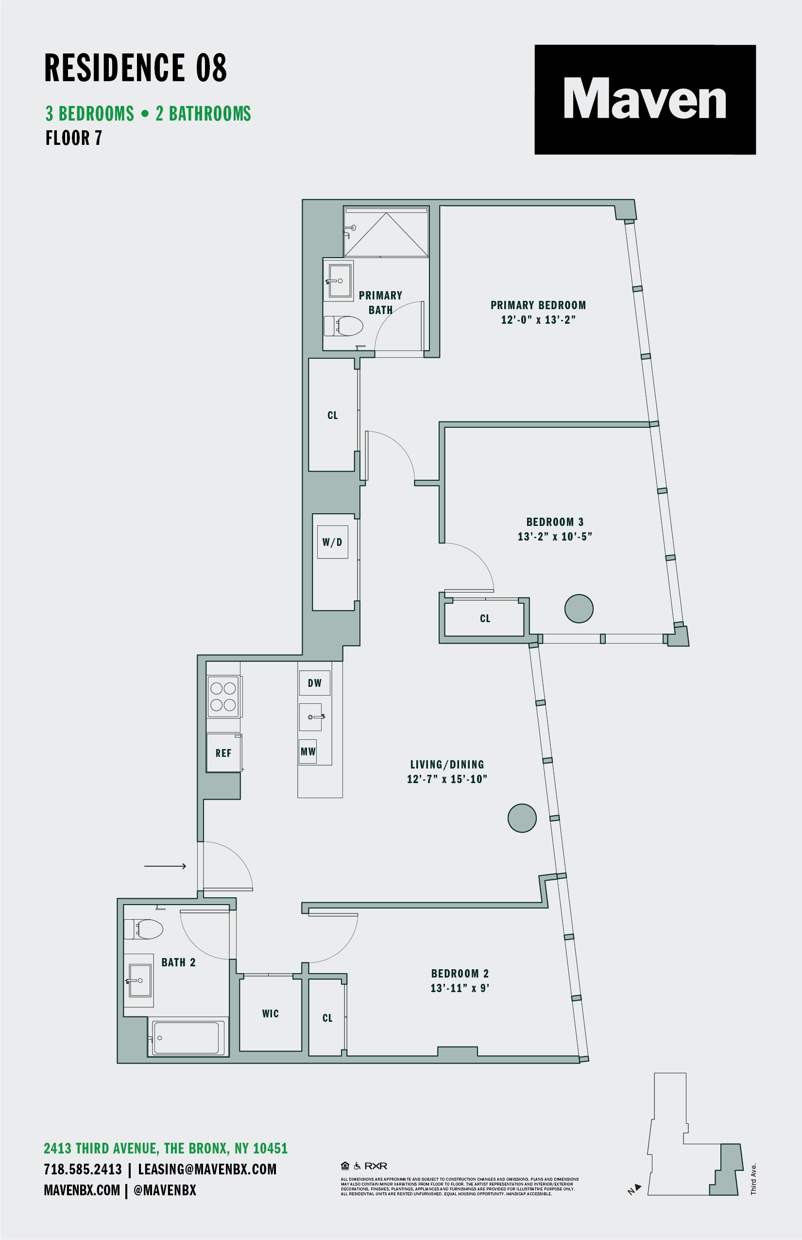 3 Bed/2 Bath-C1