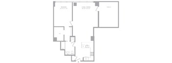 1 Bed/1 Bath-T11A Hudson House East