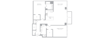 2 Bed/2 Bath-B1J