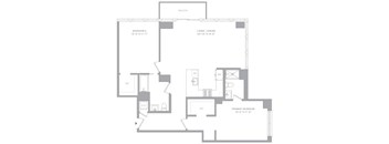 2 Bed/2 Bath-T14 Hudson House East