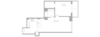 1 Bed/1 Bath-T16 Hudson House East