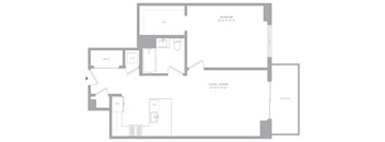 1 Bed/1 Bath-T2 Hudson House East