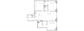 2 Bed+1Flex/2 Bath-B3A