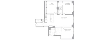 2 Bed/2 Bath Den-T7 Hudson House East