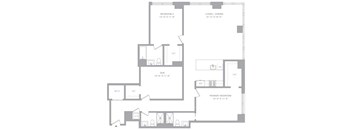 2 Bed/3 Bath Den-T8 Hudson House East