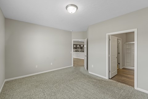 Cozy carpeted bedroom in Florence, KY ranch-style homes for rent