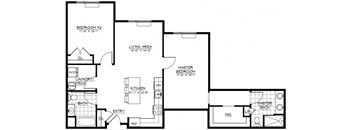 2D Floor Plan at The Botanic, Carteret, NJ, 07008