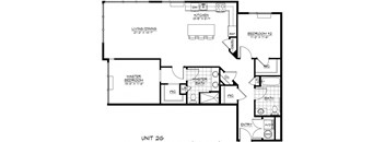 2G Floor Plan at The Botanic, Carteret, New Jersey