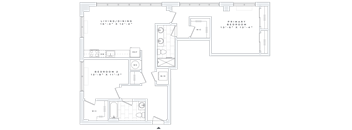 a diagram of a floor plan of a house